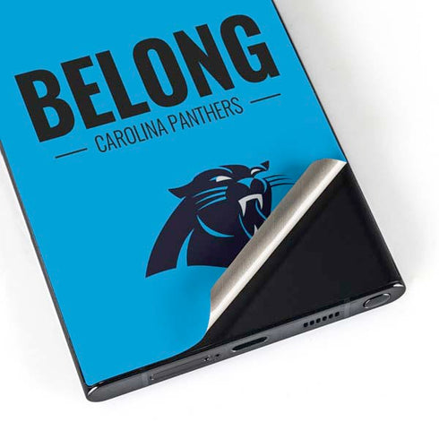 NFL Carolina Panthers Team Motto Galaxy S25 Ultra Skin